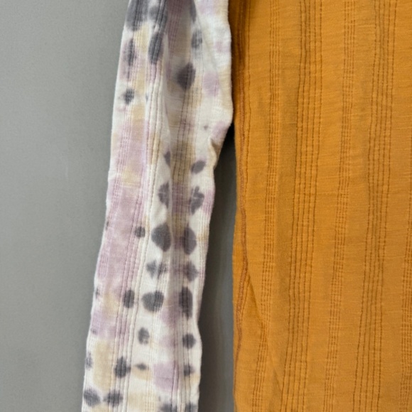 Free People Big Sur Tie Dye Long Sleeve T-Shirt Medium - Picture 4 of 5